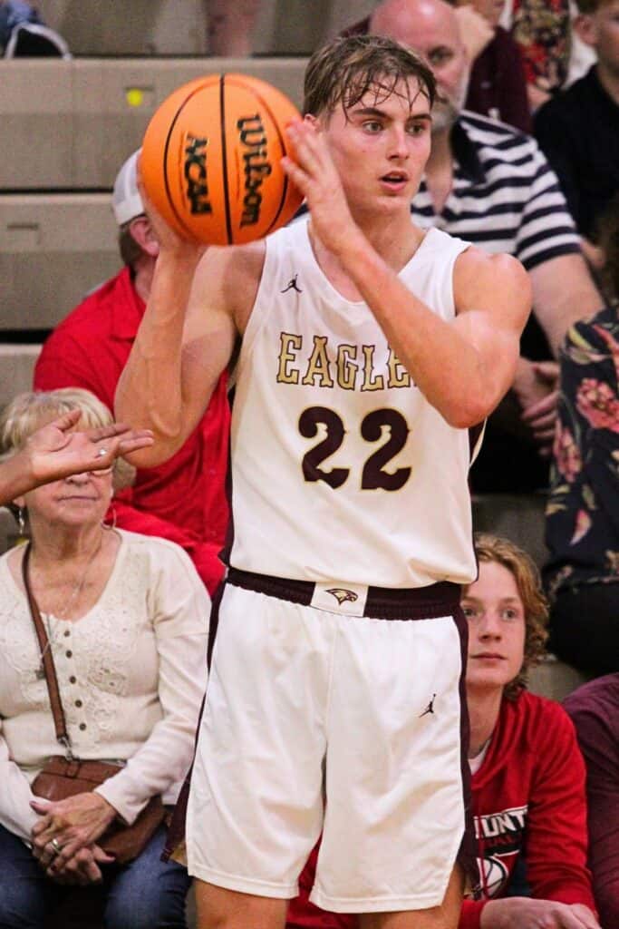 Oak Hall's Andrew Powell led the Eagles with 15.8 points per game this season.