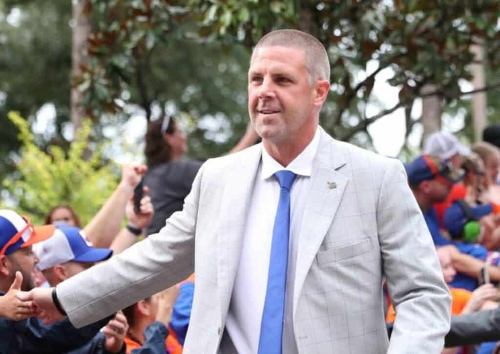 University of Florida football coach Billy Napier