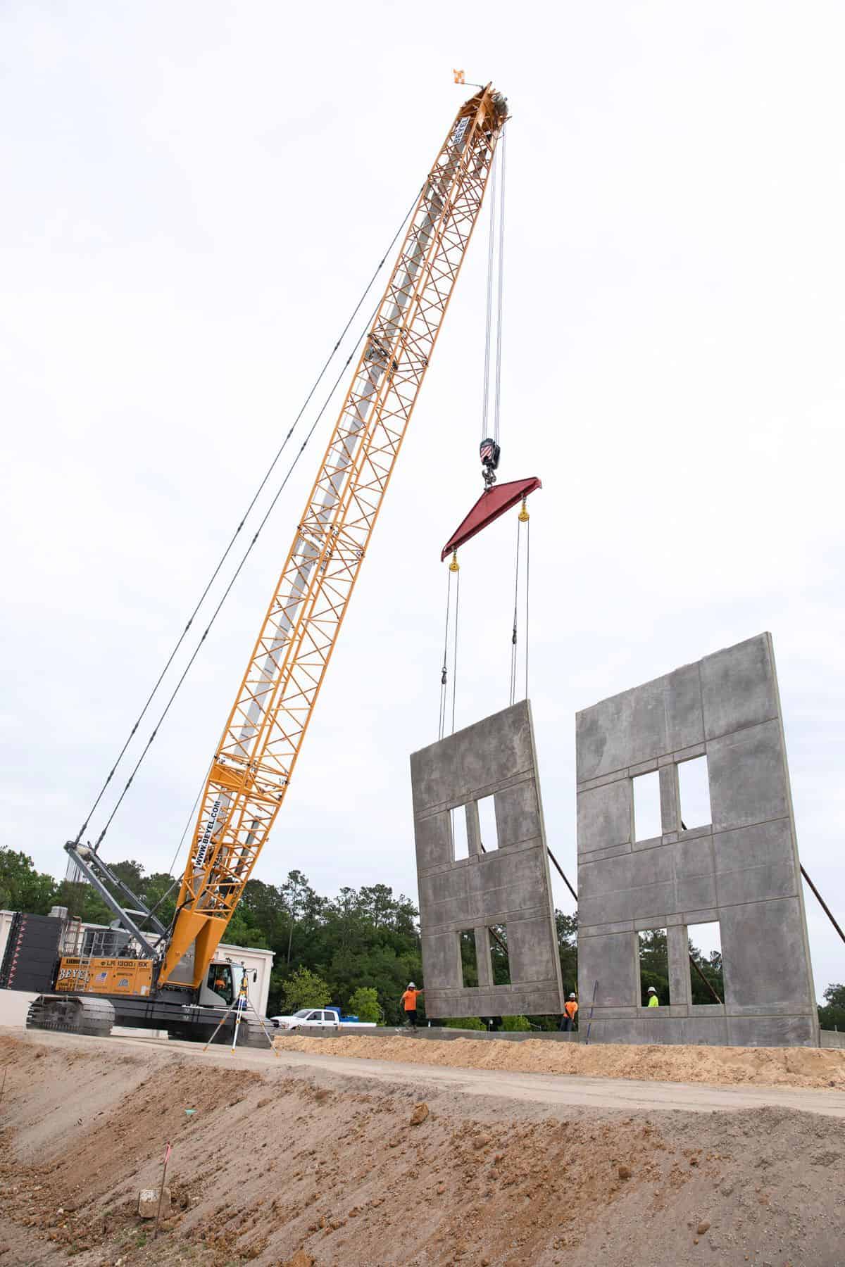 Westwood Middle School hosted a wall-raising event on Monday morning.