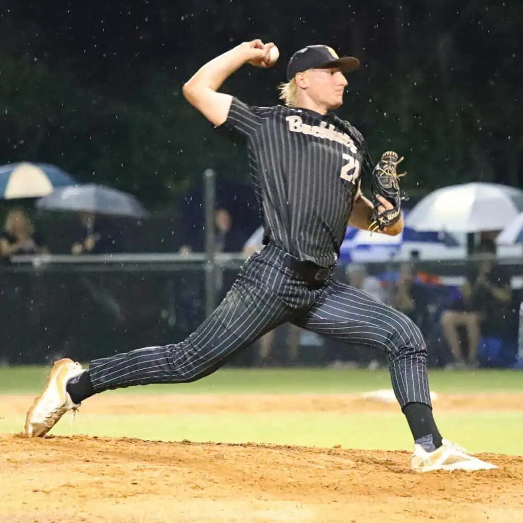 Buchholz pitcher Anthony Wilkie struck out five and picked up the win over Gulf Breeze on Wednesday.
