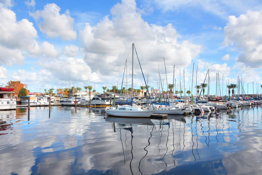 Boats at dock in Florida
