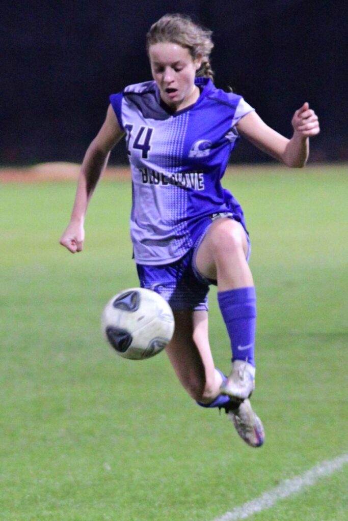 P.K. Yonge's Chloe Westbrooks scored 11 goals her senior season for the Lady Blue Wave and signed to play at the college level with Dominican University in Illinois.