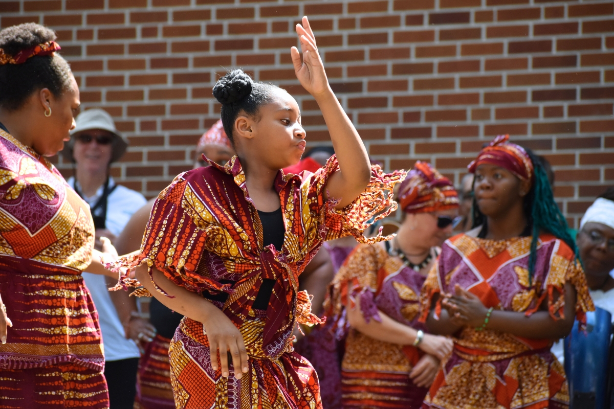 Patricia Hilliard-Nunn's legacy of dance continues in members of her dance group.