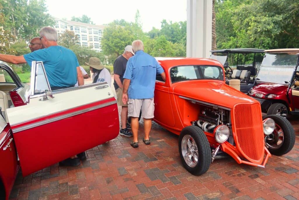 Residents at The Oak Hammock retirement community were treated to a car show on Wednesday.
