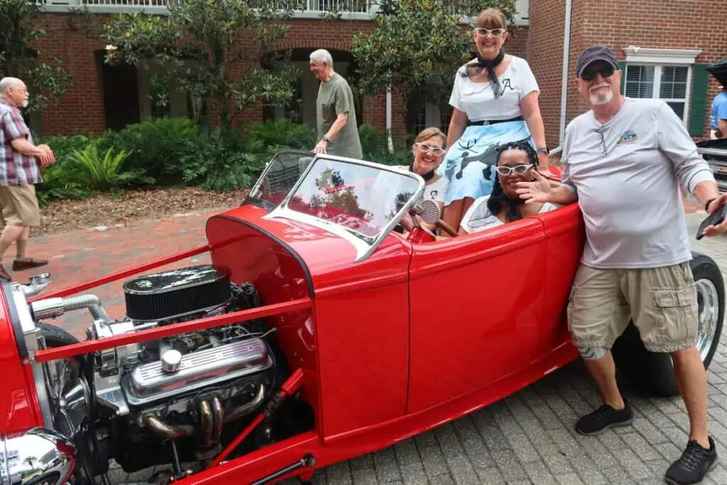 The Oak Hammock retirement community hosted a car show on Wednesday.