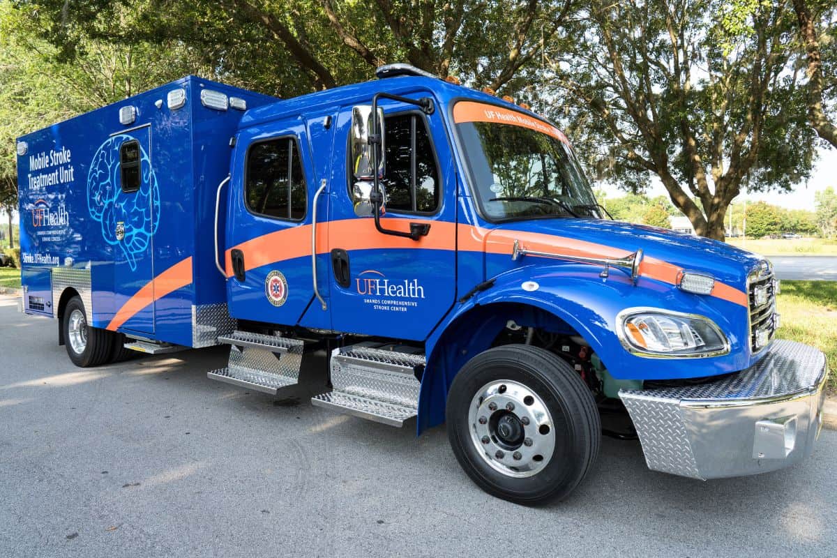UF Health mobile stroke unit responds to first call