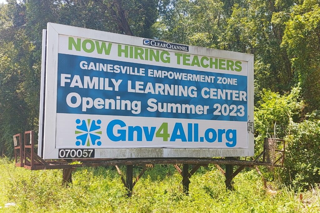 GNV4ALL is hiring staff and plans to begin teacher training around Aug. 1.