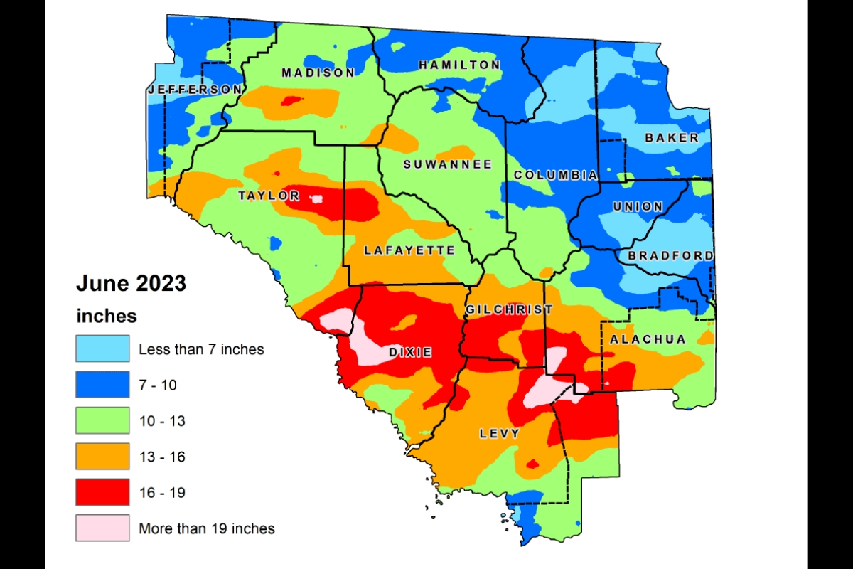 Suwannee River Water Management District June 2023 Hydrologic Conditions Report