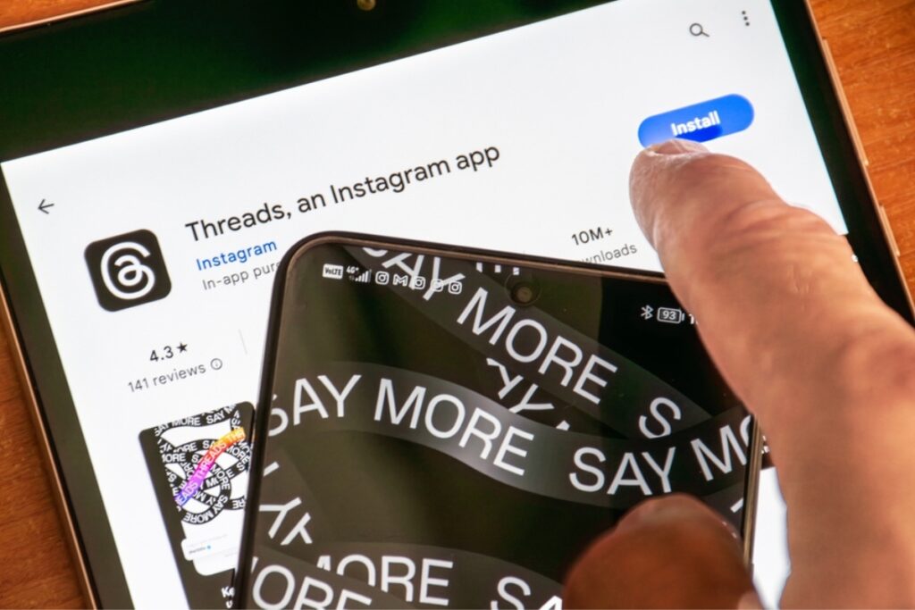 The new microblogging platform Threads was officially launched on Wednesday.