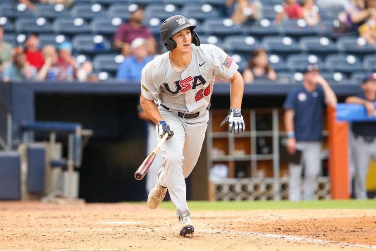 Wyatt Langford was named to the 2022 USA Baseball College National Team in the summer of 2022.