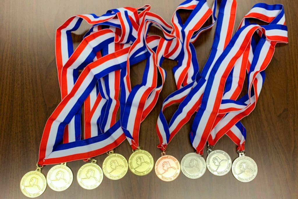 Cecil Cordell earned five gold, three silver and one bronze medal at the 2023 Alaska Senior Games.