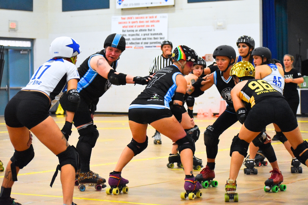 Gainesville Roller Rebels get around