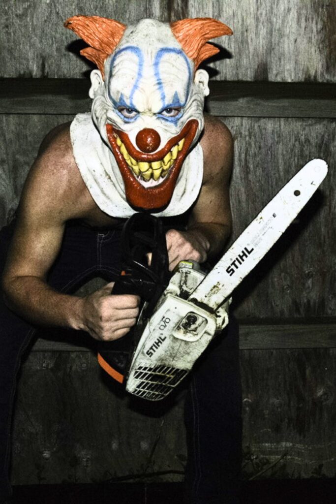 One of the Newberry Cornfield Maze scarers.