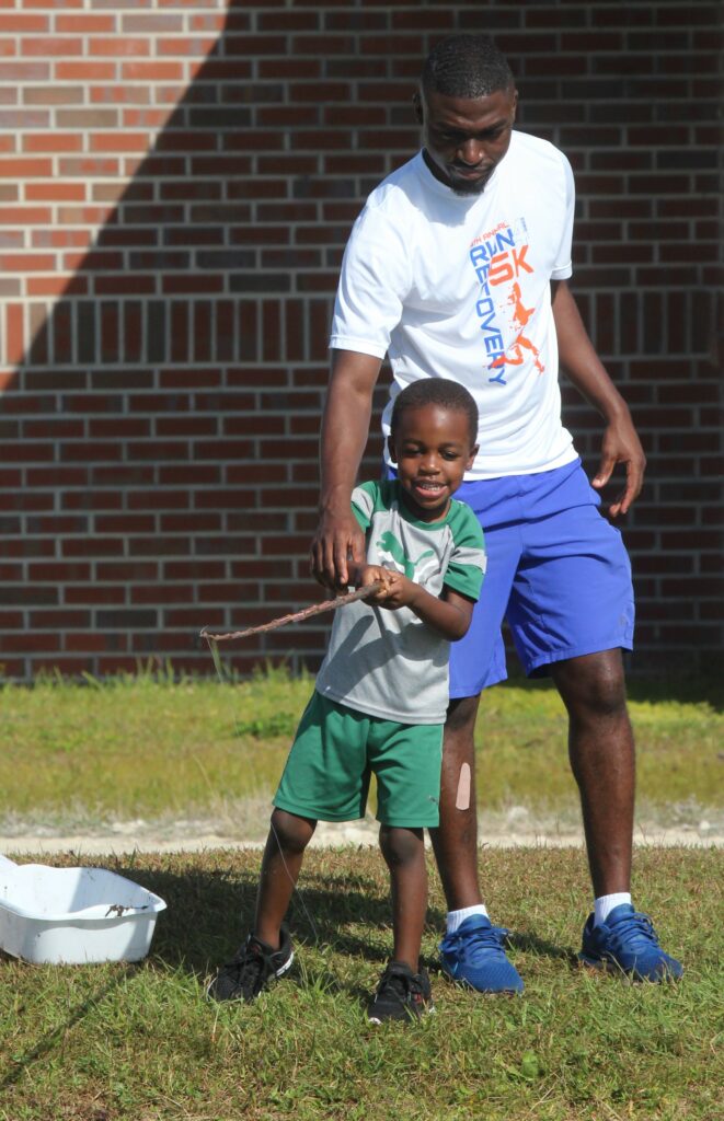 Jeff and Micah Satine had fun casting over and over again.