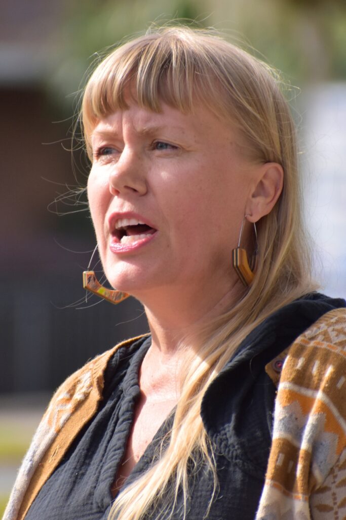 Emily Westerholm said the project never could have happened without the help of the young men in Alachua County Jail.