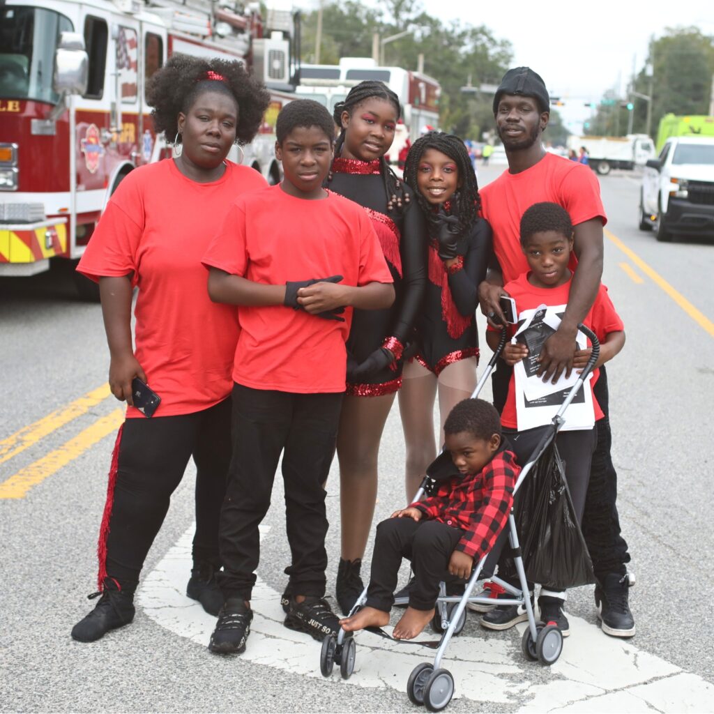 Gainesville Dollz and Solziers at A Very GNV Holiday Parade on Saturday.