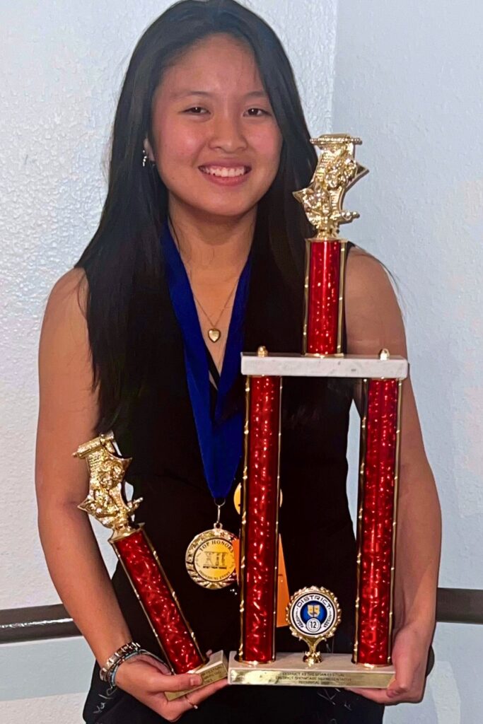 Gainesville High School thespian Kaley Bleaker.