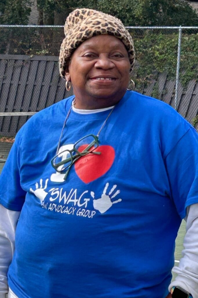 McLinda Gilchrist, 73, said many seniors depend on the free food they get at distribution centers and food pantries.