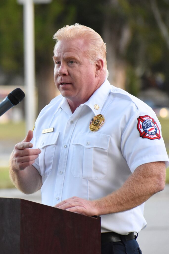 Newberry Fire Chief Mike Vogel said his wife and two children were adopted, so the baby box holds a special significance to him.