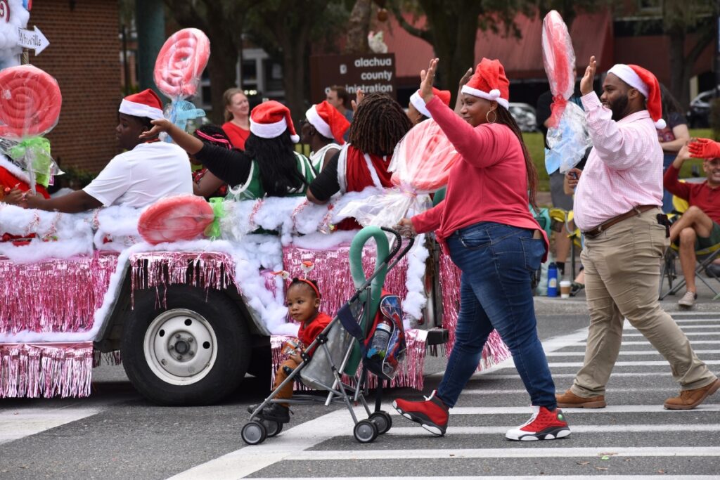 The Gainesville Housing Authority at A Very GNV Holiday Parade on Saturday.