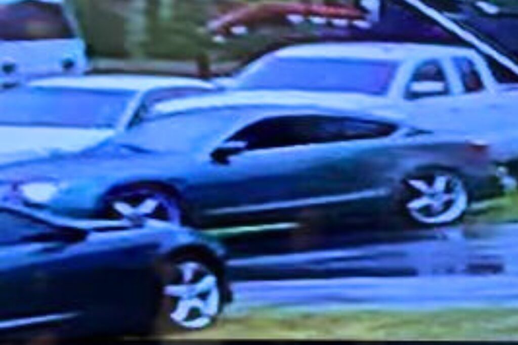 Two suspects who allegedly burglarized vehicles in Williston on Tuesday are driving this vehicle.