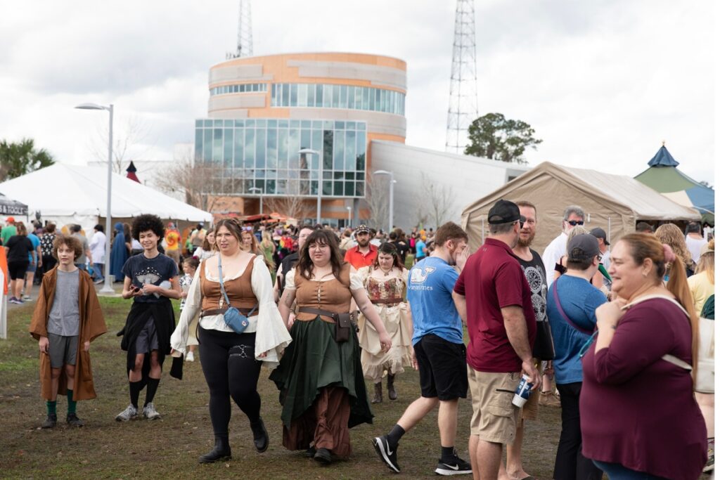 Recent rains made the faire a somewhat muddy affair in spots.