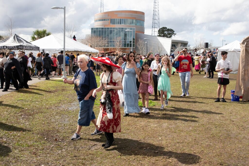 The Cade Museum offered free attendance and medieval-related STEM activities on Saturday and Sunday.