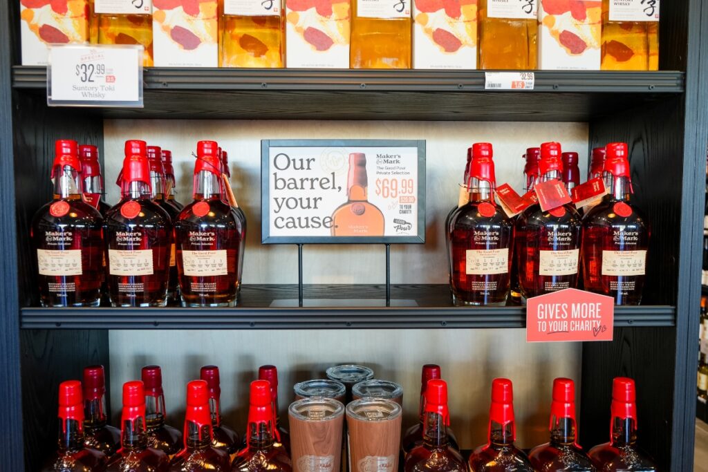Many premium spirit items such as the Kentucky Straight Bourbon Whiskey can be found at The Good Pour as well.