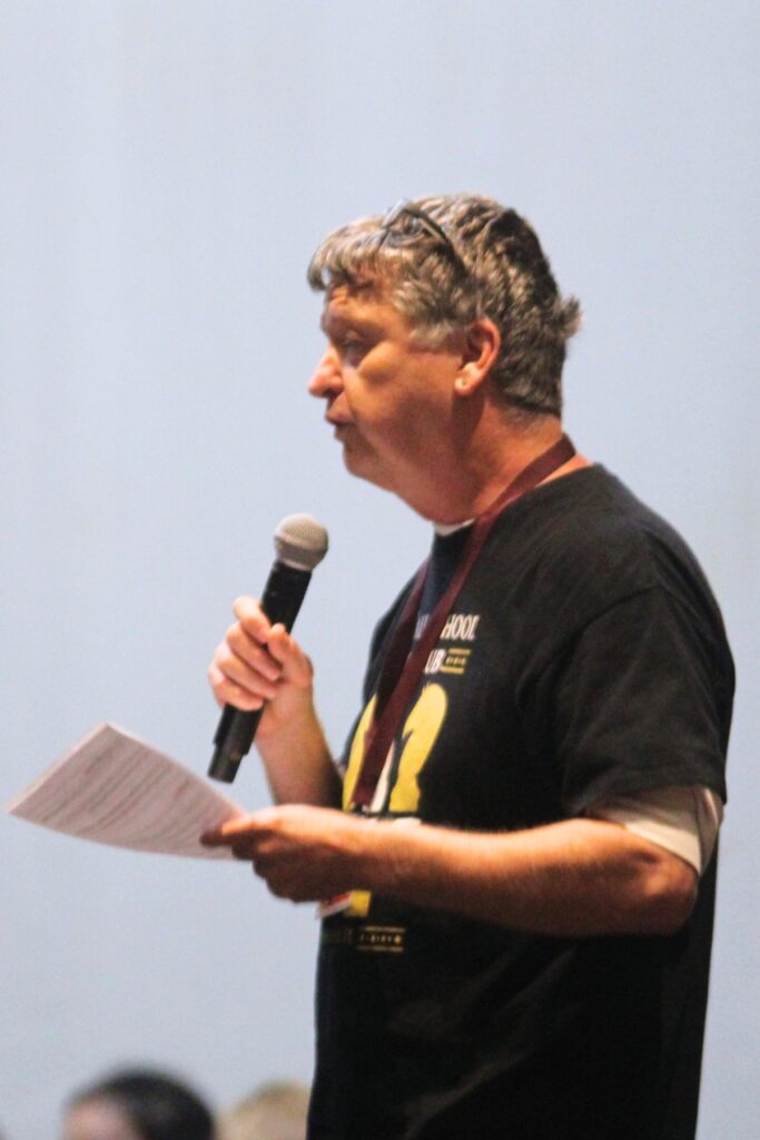 Oak Hall head coach Tim Tusing.