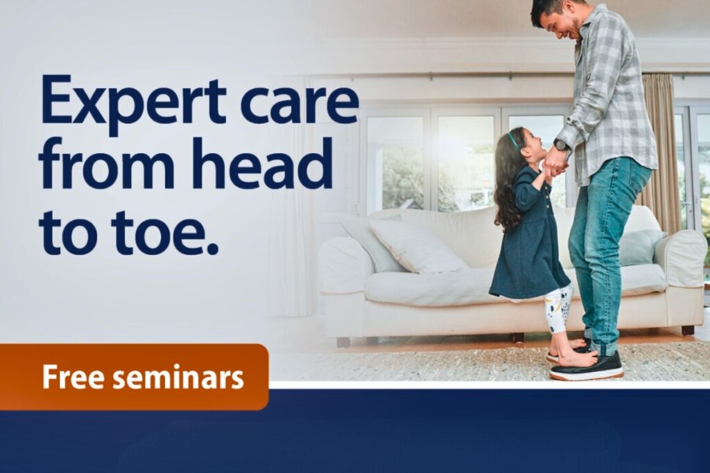 UF Health will be hosting two seminars in a series called Expert Care from Head to Toe on brain tumors and foot and ankle pain on Tuesday.
