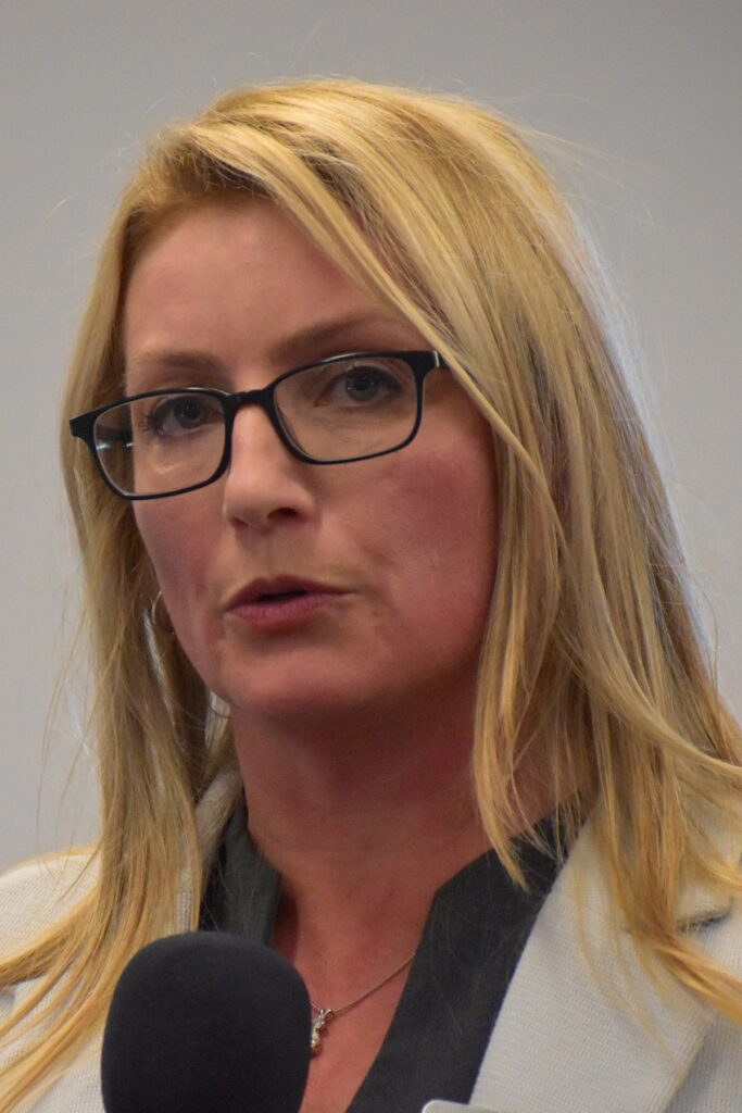 Kimberly Kinsell said blood collected locally is distributed locally.