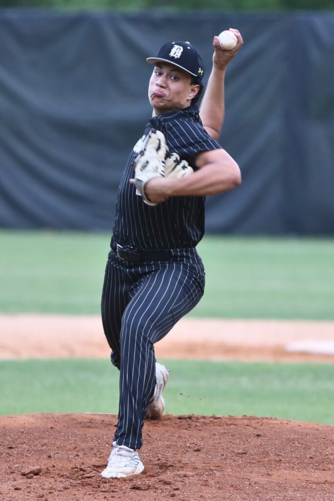 Buchholz's J.J. Gardner started and allowed only two hits and two runs with five strikeouts against Columbia for the win.