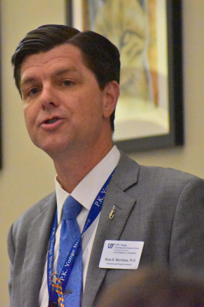 Director Brian Marchman said the SAC meeting's purpose was to listen to the school community.