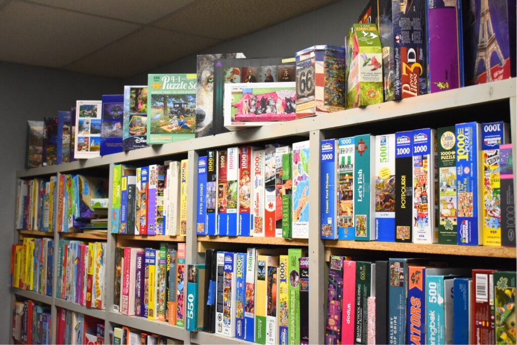 One room at the Friends of the Library sale will be filled entirely with games.