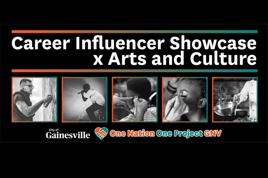 The city of Gainesville will host a Career Influencer Showcase focusing on arts and culture this Saturday for area youth at the SF Blount Center.