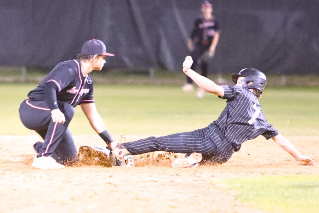 Buchholz's Blake Brewer slides safely into second base on Tuesday in a Class 6A-Region 1 Quarterfinal win over New Smyrna Beach.