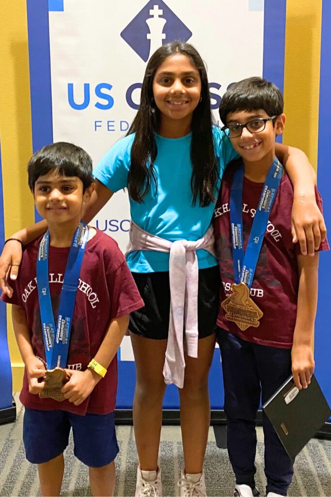 (From left) Suraj Jani, Meera Jani and Aakash Jani.
