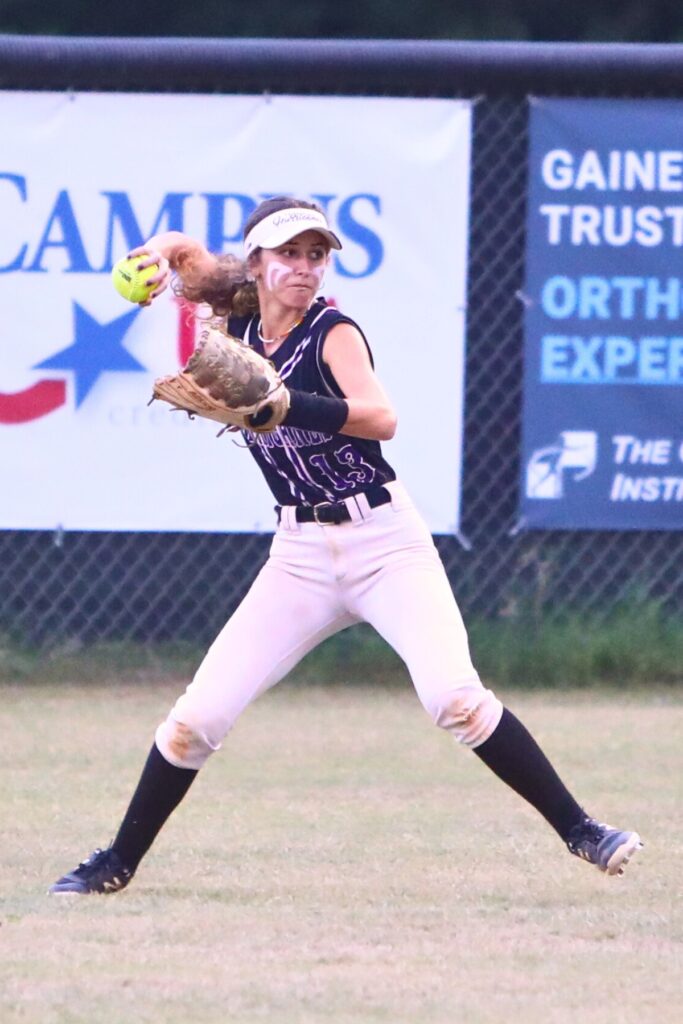 Gainesville's Josie Kirwan catches the second out in the fourth inning against Deltona in the Region 1-5A Quarterfinals on Thursday.