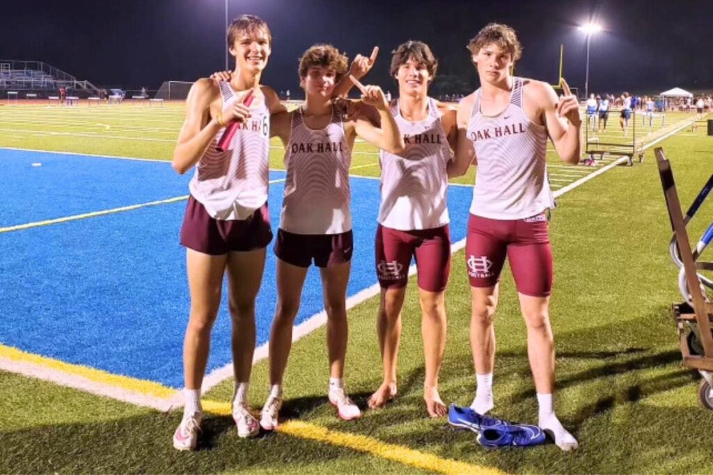 Oak Hall 2024 boys track and field