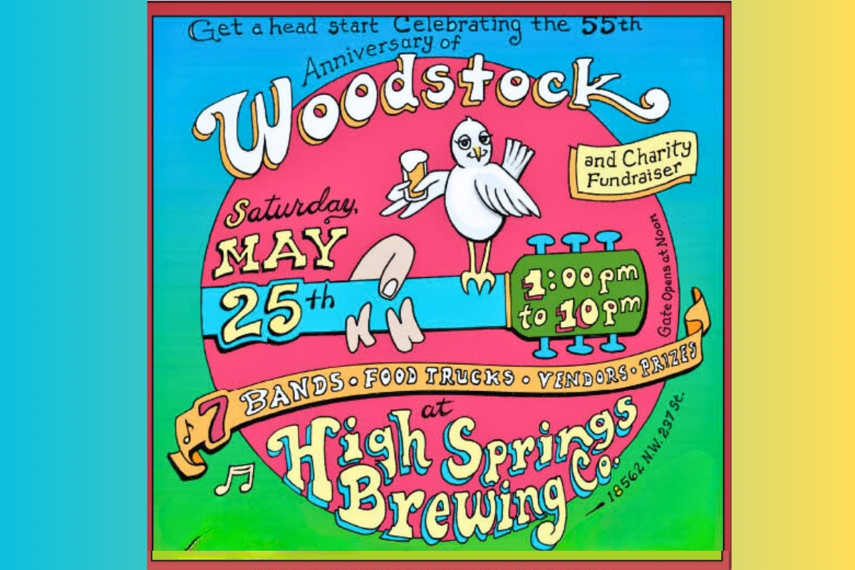 High Springs Brewery to celebrate 55th Woodstock anniversary