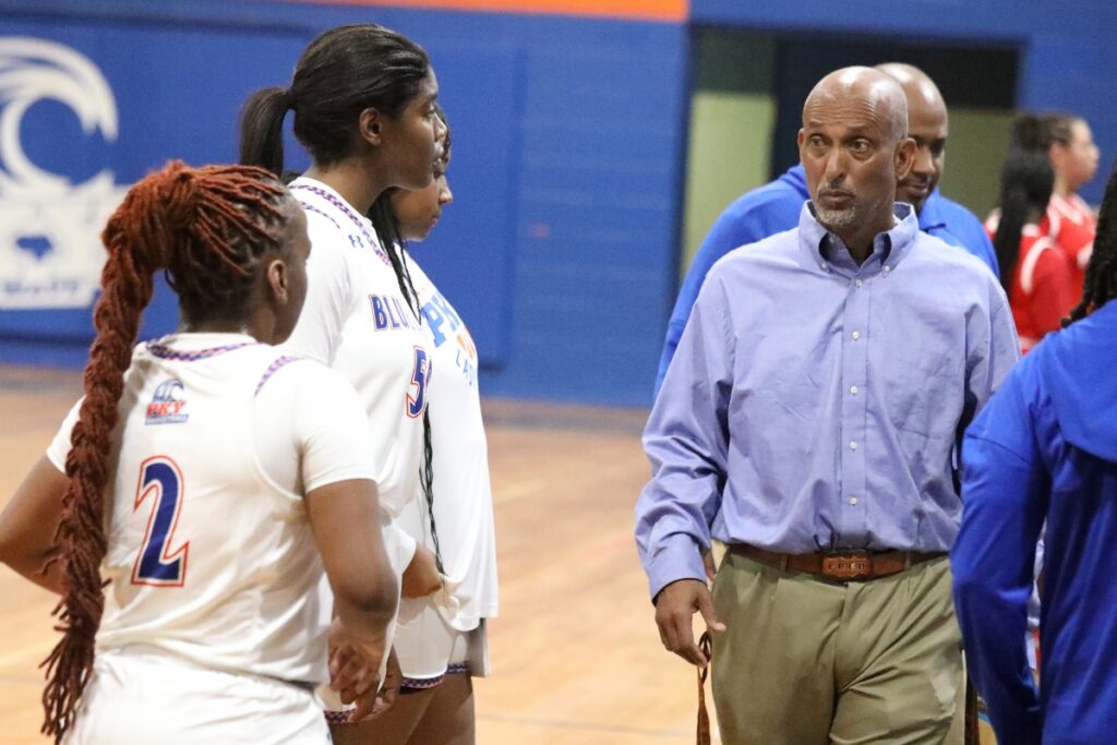 Willie Powers (right) left P.K. Yonge after 21 seasons to coach the Williston High School girls basketball team.