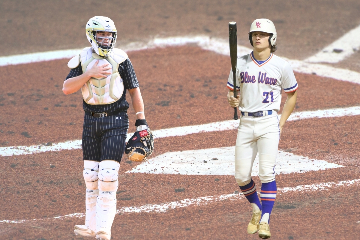 Buchholz's Noah Hayse (left) and P.K. Yonge's Luke Sparkman were selected to the 2024 Bosshardt Realty Big School All Area Baseball Team.