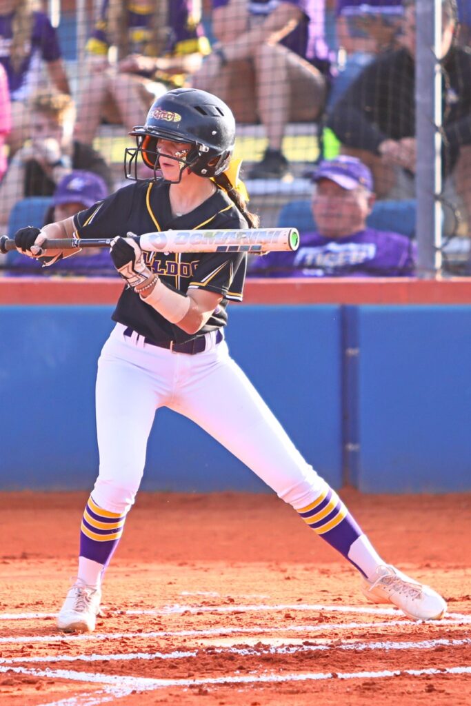 Bell's Alexsandra Faught had a .516 batting average with 33 hits, 32 runs and 15 RBI for the Bulldogs.