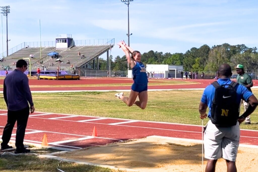 Hailey Tharp finished 10th at the Class 2A State Track & Field Championships in the long jump.
