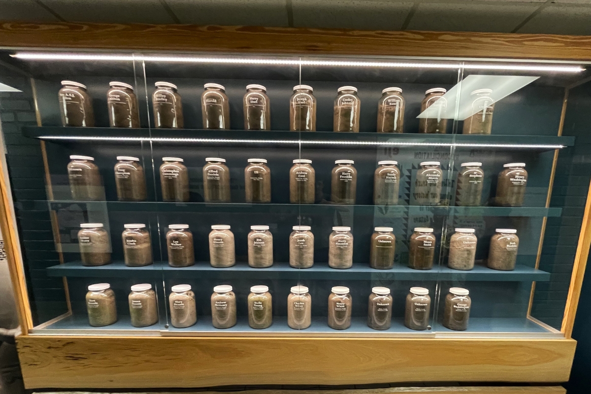 Alachua County unveils soil jar exhibit for lynching victims