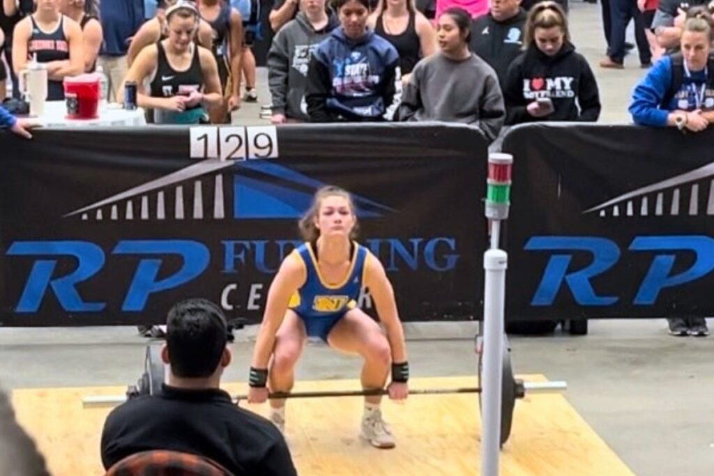 Newberry's Hailey Tharp qualified for state in the traditional weightlifting competition.