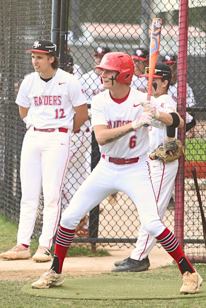 Santa Fe's Dylan Lovelace (12) and Jackson McDavid (6) were two of the top offensive performers for the Raiders in 2024 as McDavid hit .425 with 20 RBI and four home runs and Lovelace hit .392 with 29 RBI and three homers.