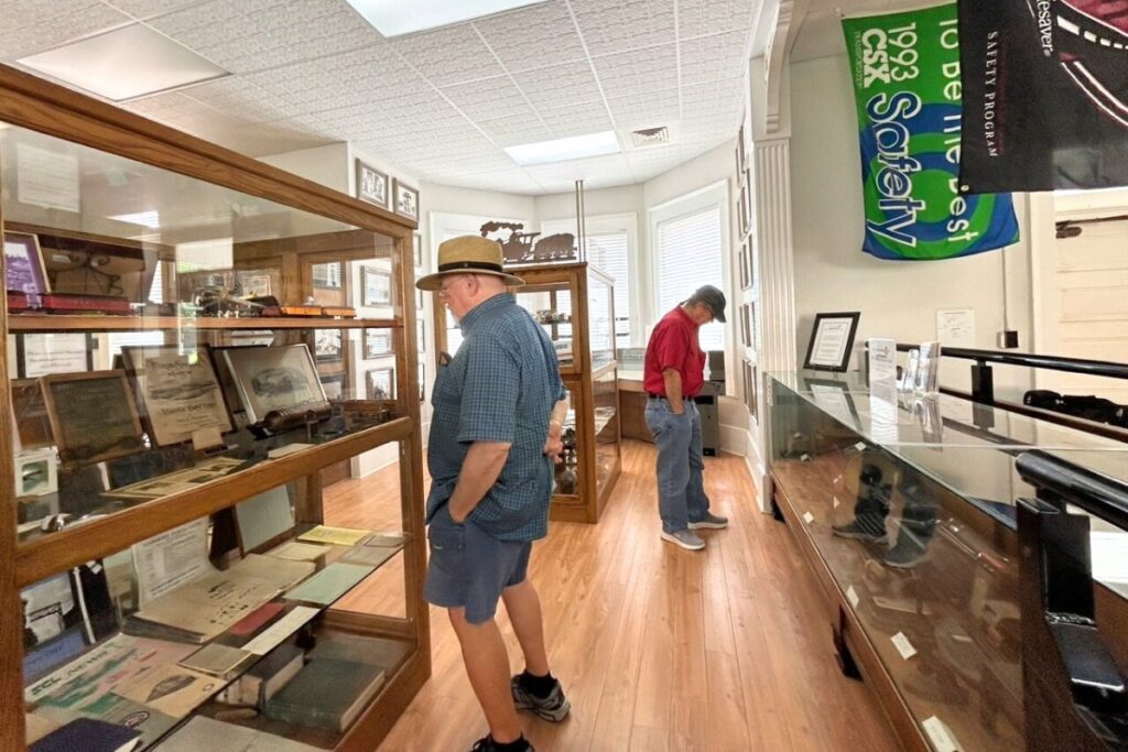 The David Browning Railroad Museum in Palatka is also the home to the Palatka Railroad Preservation Society.