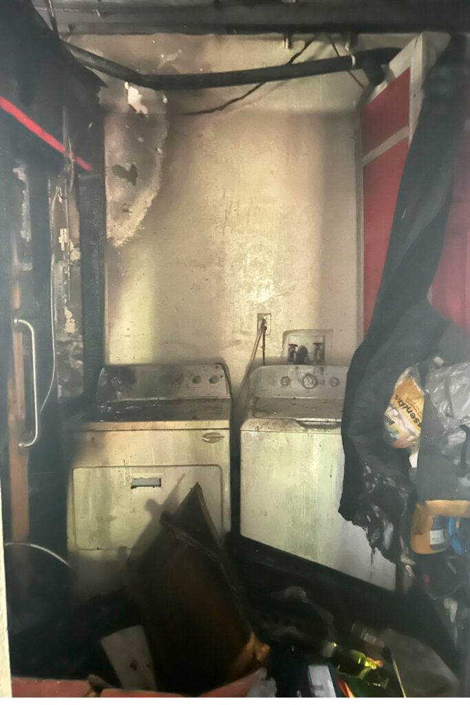 An electrical fire was contained to the laundry room on Sunday afternoon at a Newberry home.