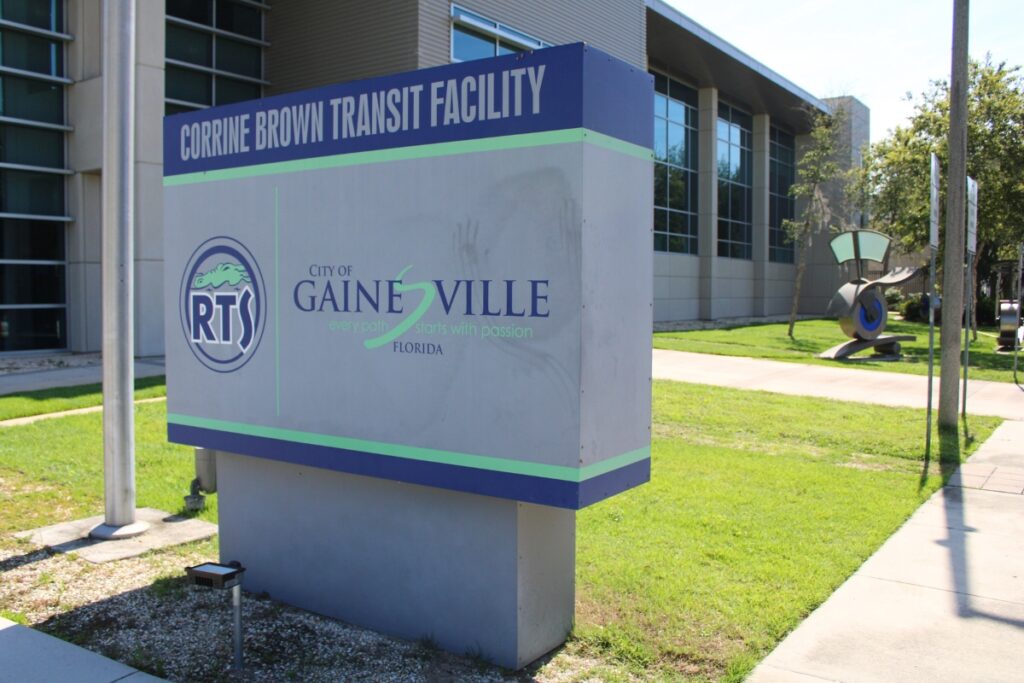 Gainesville's Regional Transit System's headquarters at 34 SE 13th Rd.